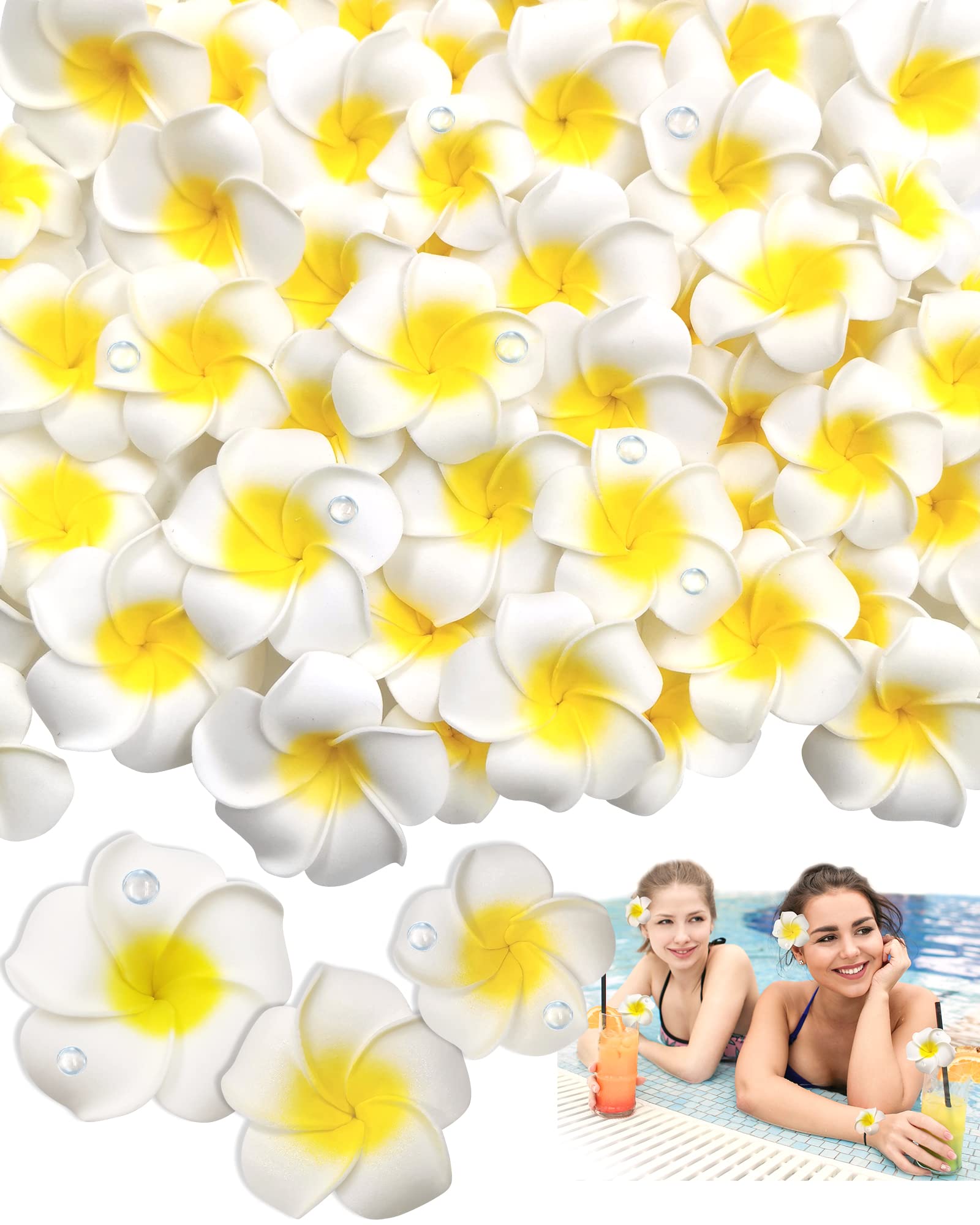 Amazon.com: SNAIL GARDEN 3 Sizes Artificial Plumeria Flower with